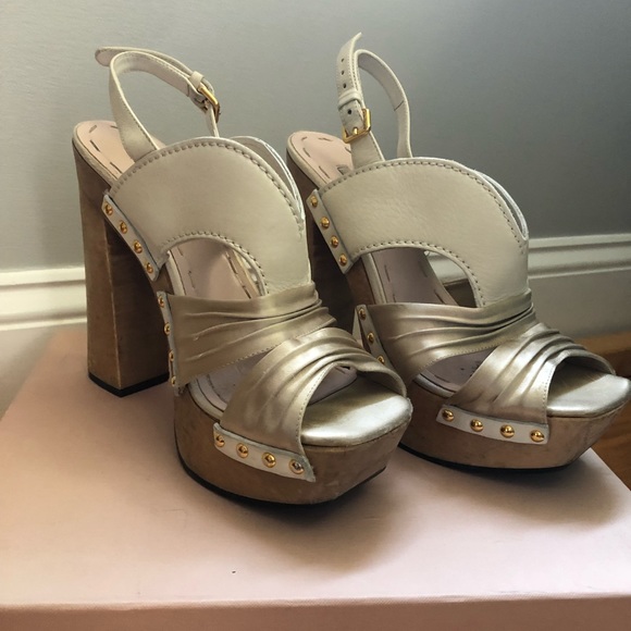 Miu Miu Platform Heels - Picture 1 of 7